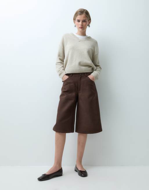 GAP v neck pullover in beige, 2 of 5