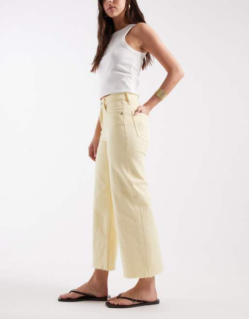 GAP wide leg baggy jeans in beige, 2 of 5