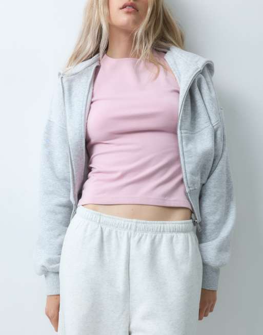 GAP wide leg baggy jogger in heather grey, 3 of 5