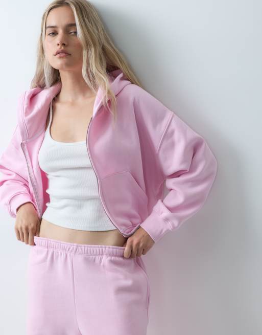 GAP wide leg baggy jogger in mauve, 3 of 5