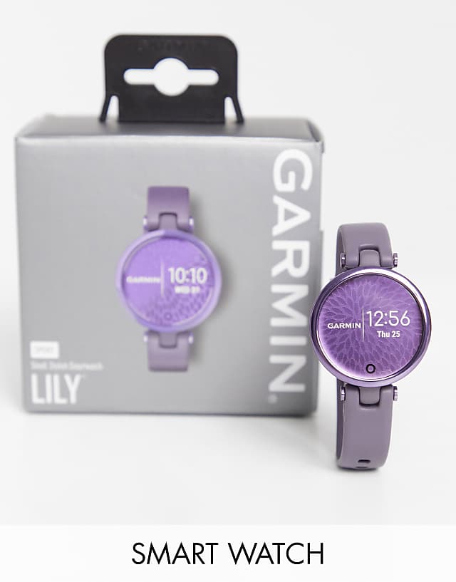 Garmin unisex lily smart watch in navy 010-02384-12 | ASOS