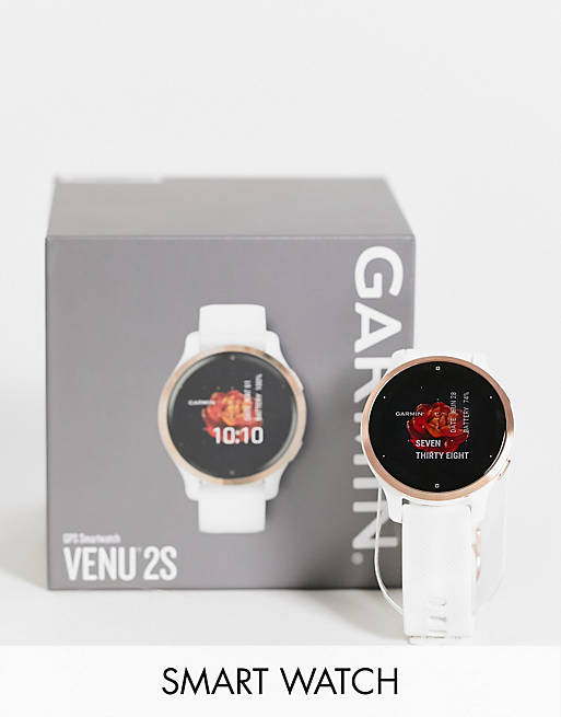 Garmin unisex Venu 2S 41mm smart watch in white 010-02429-13