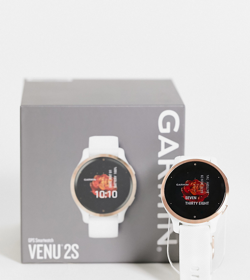 Garmin – Venu 2S – Vit smartwatch på 41mm i unisex-modell, 010-02429-13-Vit/a