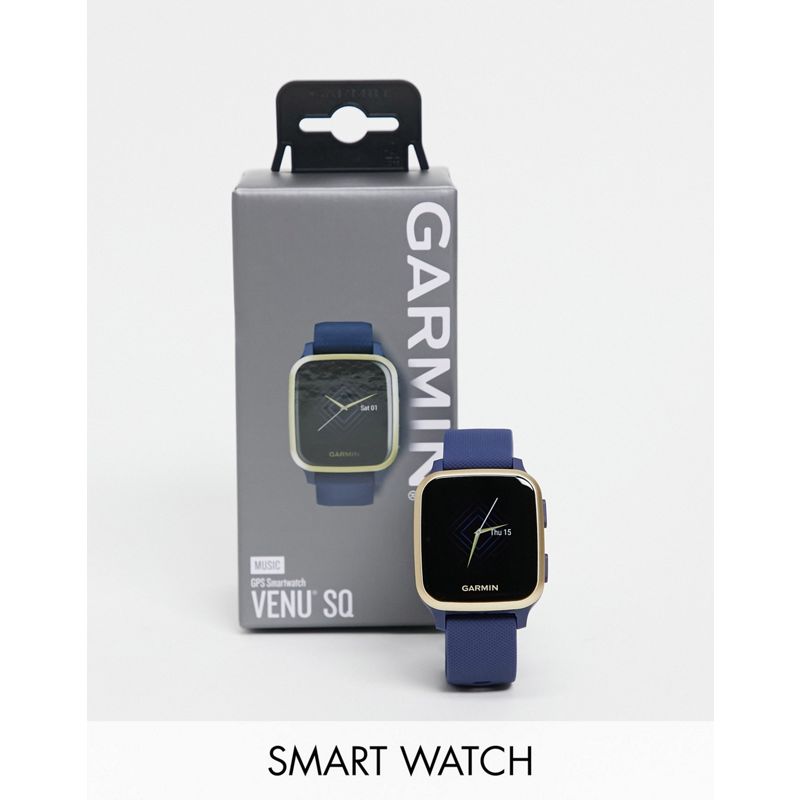 mfghZ Donna Garmin - Venu Sq - Orologio smartwatch unisex da 41 mm blu navy 010-02426-12