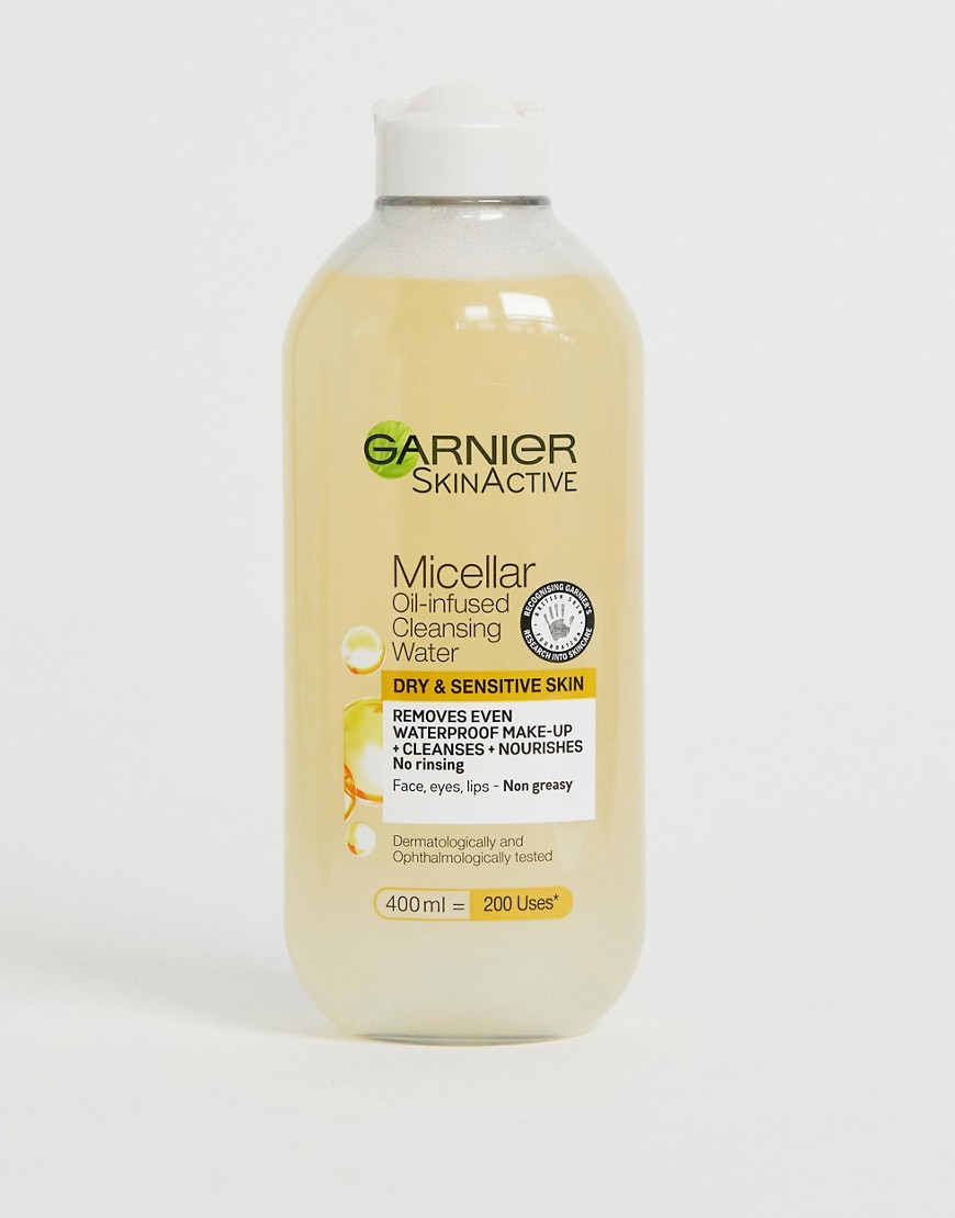 Garnier - Acqua micellare detergente con olio da 400 ml-Nessun colore