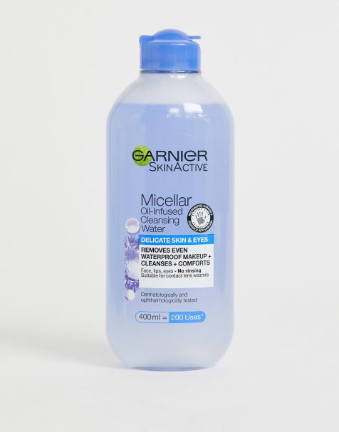 Garnier - Acqua micellare detergente con olio per pelli delicate e occhi da 400 ml - view 1