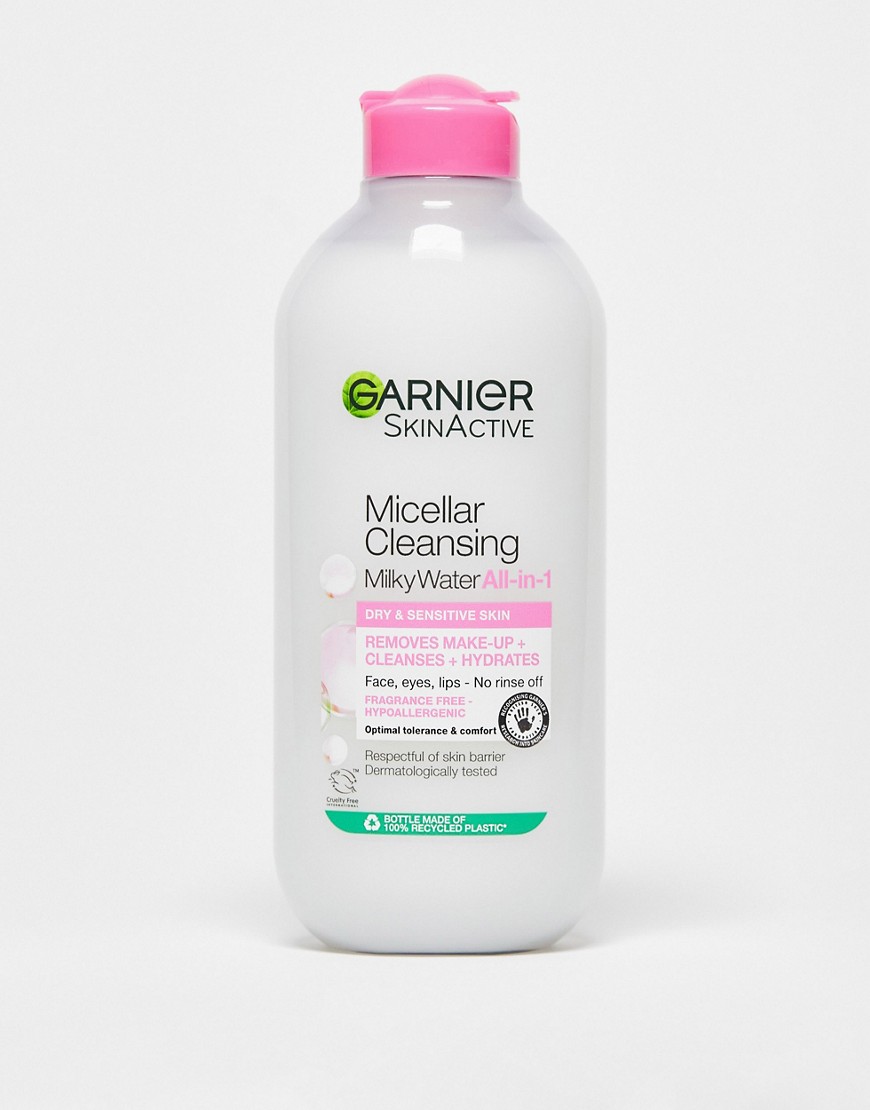 Garnier - Acqua micellare / latte detergente pelle secca da 400 ml-Nessun colore