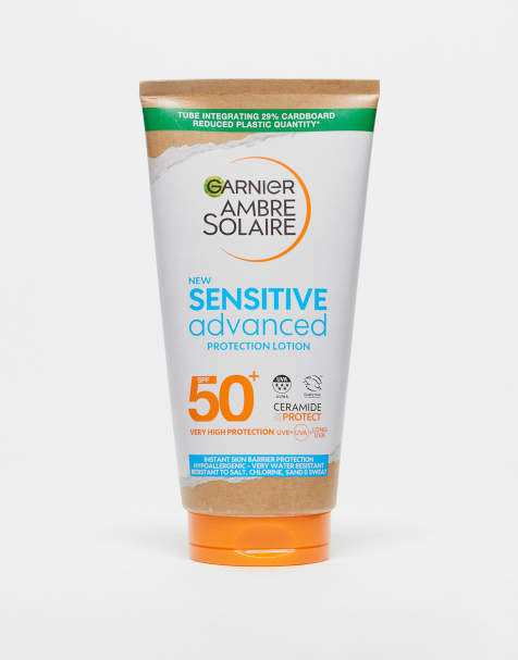 Garnier - Ambre Solaire - Crema solare ipoallergenica SPF 50+ Sensitive Advanced, 175 ml - view 1
