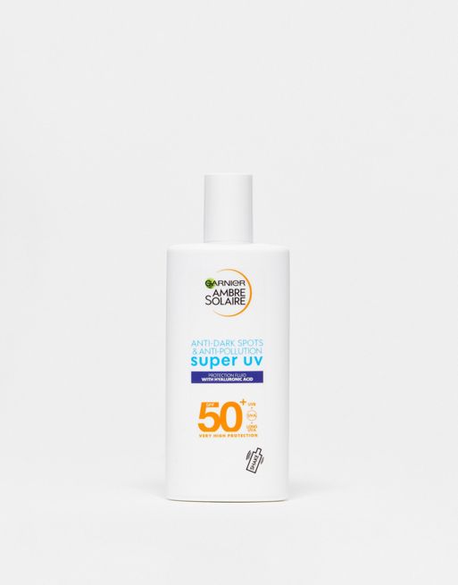Garnier - Ambre Solaire - Fluido ultra leggero per il viso per pelli sensibili SPF50+ 40 ml