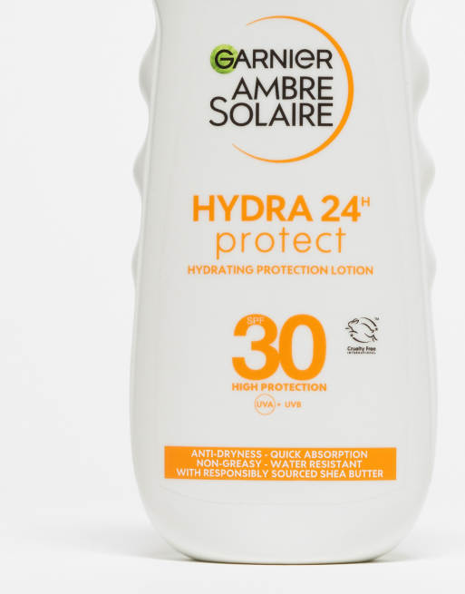 Garnier – Ambre Solaire Hydra 24 Hour Protect – Feuchtigkeitsspendende Sonnencreme-Lotion mit LSF 30, 200 ml, 4 von 4