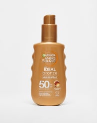 Garnier Ambre Solaire Ideal Bronze Milk-In Tanning Spray SPF50, 150ml