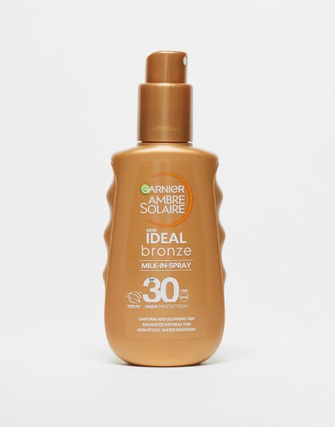 Garnier – Ambre Solaire Ideal Bronze – Ochronny krem do opalania w sprayu z SPF 30, 150 ml - view 1