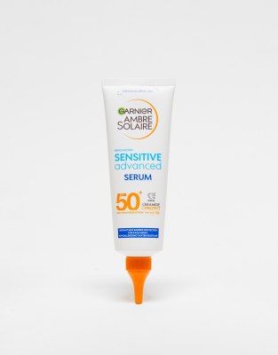 Garnier - Ambre Solaire LSF 50+ Sensitive Advanced Serum for Face & Body - Sonnenschutz für Gesicht und Körper, 125 ml-K...