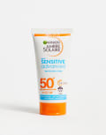 [Garnier] Garnier Ambre Solaire Mini Sensitive Hypoallergenic Sun Protection Cream SPF50+ 50ml-No colour No Size No colour