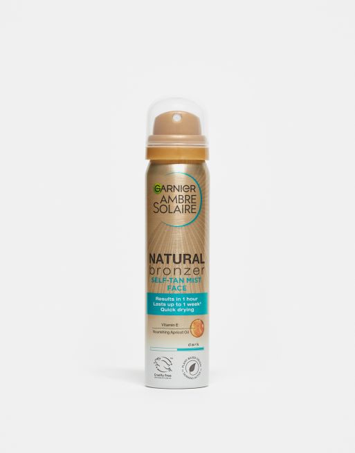  Garnier Ambre Solaire Natural Bronzer Face Tan Mist, 75ml