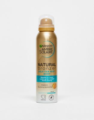 Garnier Ambre Solaire Natural Bronzer Quick Drying Body Self Tan Mist 150ml - ASOS Price Checker