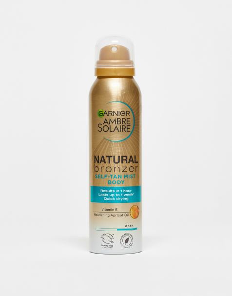Garnier Ambre Solaire Natural Bronzer Quick Drying Body Self Tan Mist 150ml - view 1