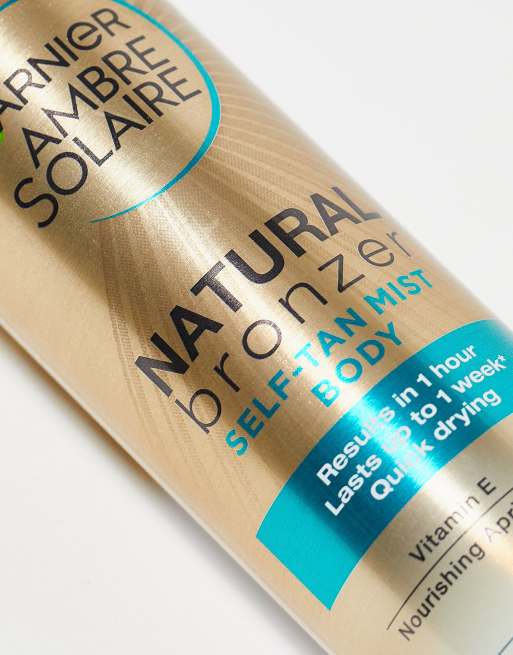 Garnier Ambre Solaire Natural Bronzer Quick Drying Body Self Tan Mist 150ml, 4 of 4
