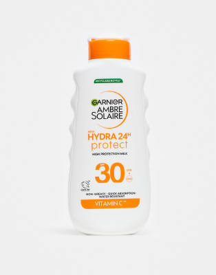 Garnier Ambre Solaire SPF 30 Hydra 24 Hour Protect Hydrating Sun Cream Lotion 175ml - view 1
