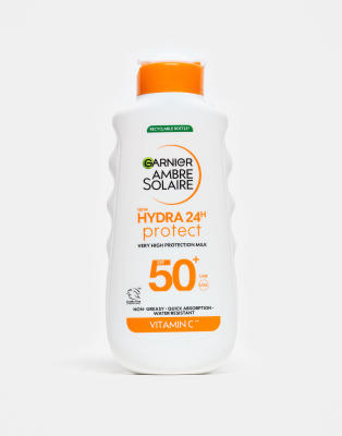 Garnier Ambre Solaire SPF 50+ Hydra 24 Hour Protect Hydrating Sun Cream Lotion 175ml - view 1