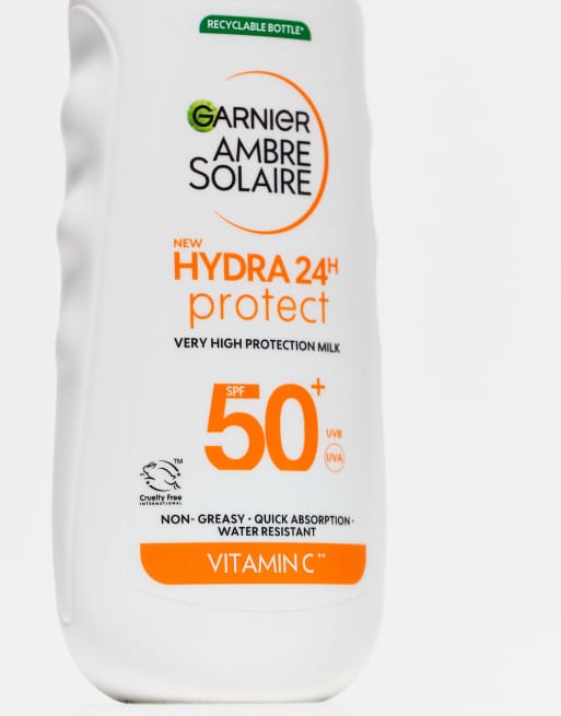 Garnier Ambre Solaire SPF 50+ Hydra 24 Hour Protect Hydrating Sun Cream Lotion 175ml, 3 of 4