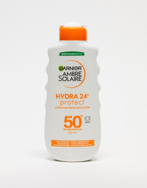  Garnier Ambre Solaire SPF 50+ Hydra 24 Hour Protect Hydrating Sun Cream Lotion 200ml