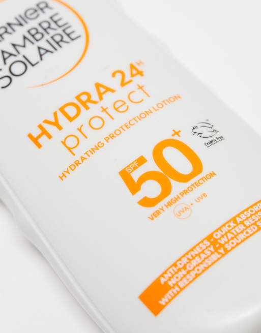 Garnier Ambre Solaire SPF 50+ Hydra 24 Hour Protect Hydrating Sun Cream Lotion 200ml, 4 of 4