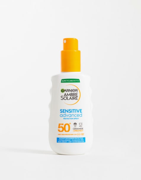 Garnier Ambre Solaire SPF 50+ Sensitive Advanced Hypoallergenic Sun Cream Spray 150ml - view 1