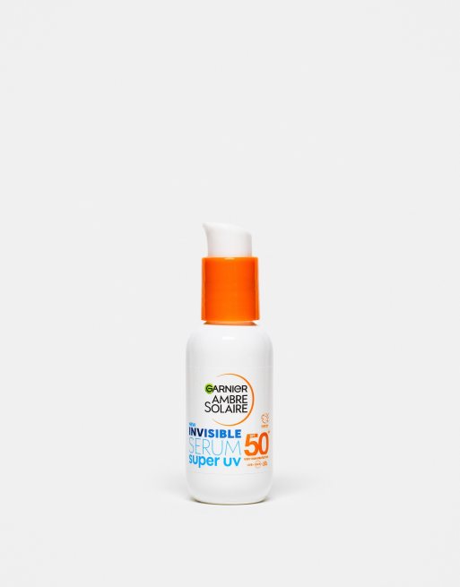 Garnier - Ambre Solaire SPF 50+ Super UV Invisible Serum Moisturiser for Face - 30 ml