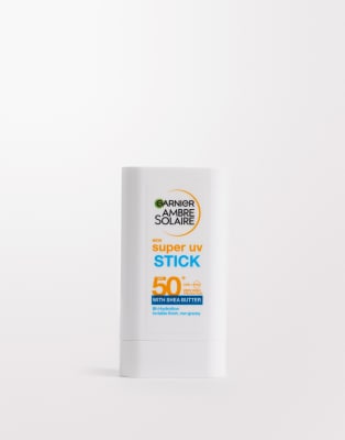 Garnier Ambre Solaire - Super UV - Protection solaire en stick SPF 50 - 18 g-Pas de couleur