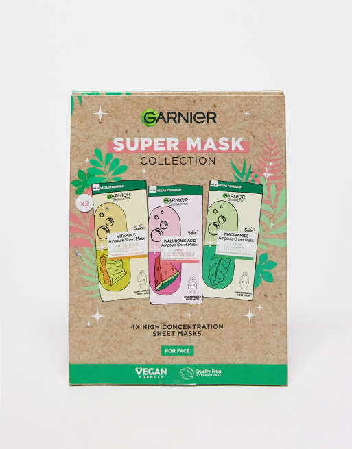 Garnier - Ampoule Sheet Mask Collection - Collectie gezichtsmaskers