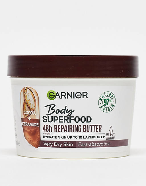 Garnier - Body Superfood - Burro corpo riparatore per pelli molto secche 380 ml