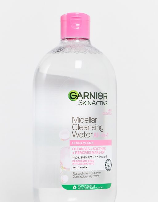 Garnier - Detergente viso acqua micellare per pelli sensibili 700 ml, 4 di 4