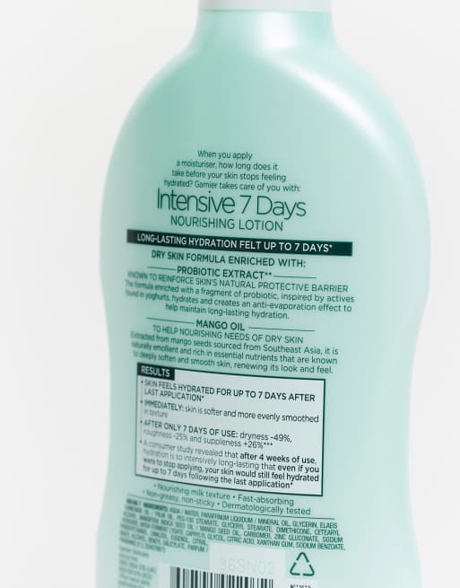 Garnier - Intensieve 7 daagse bodylotion met mango en probiotica-extract voor de droge huid 400ml, 2 van 4