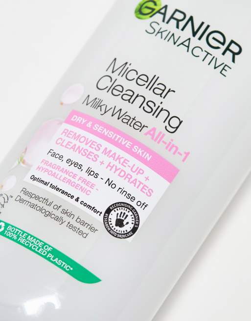 Garnier - Micellar Cleansing Milky Water Dry Skin - Gezichtsreiniger 400 ml, 2 van 4