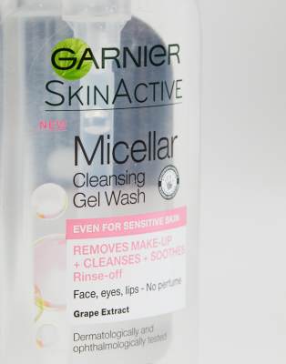 garnier micellar gel face wash