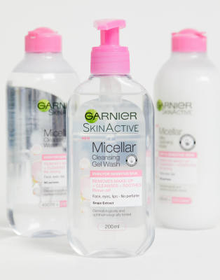 garnier micellar gel face wash sensitive skin 200ml