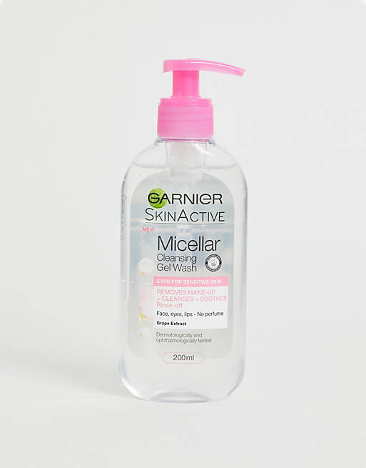 Garnier Micellar Gel Face Wash Sensitive Skin 200ml
