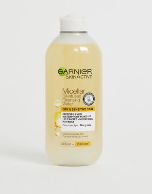 Garnier - Mizellen-Reinigungswasser mit Öl, 400 ml-Keine Farbe