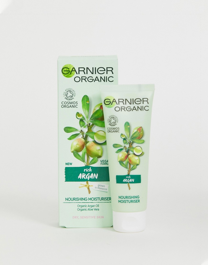 Garnier – Organic Argan Nourishing Face Moisturiser – Fuktighetskräm för ansikte 50ml-Ingen färg