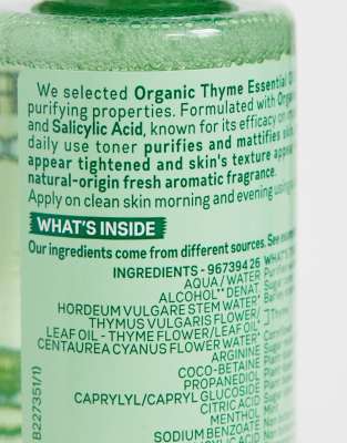 garnier thyme toner