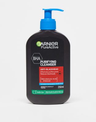 Garnier - Pure Active BHA (Salicylic Acid) + Charcoal - Gesichtsreiniger mit Salizylsäure-Schwarz