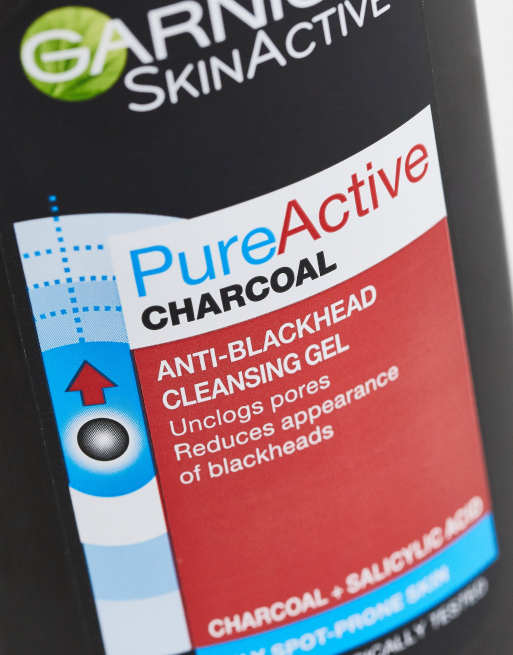 Garnier Pure Active Intensive Anti-Blackhead Charcoal Gel Wash 200ml, 3 of 4