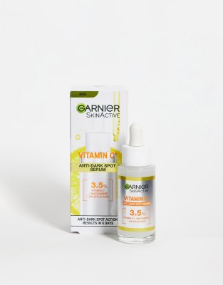 Garnier - Sérum visage éclat à la vitamine C avec 3,5 % de vitamine C, niacinamide et acide salicylique-Pas de couleur