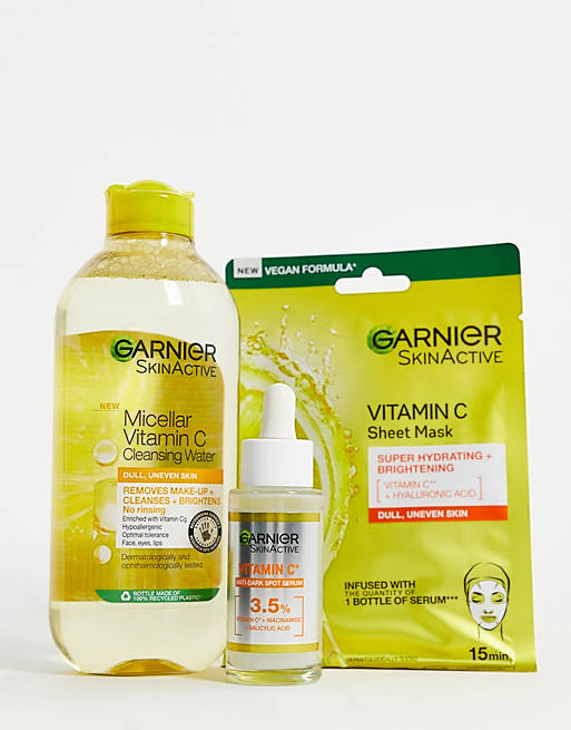 Garnier - Set illuminante alla vitamina C (risparmia il 33%)