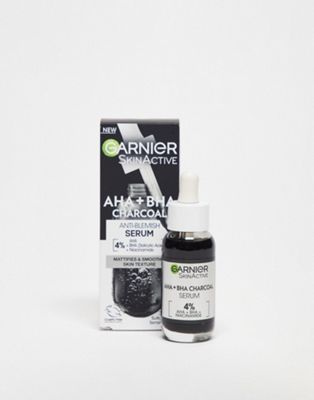 Garnier Skinactive 4% AHA + BHA & Niacinamide Charcoal Serum 30ml