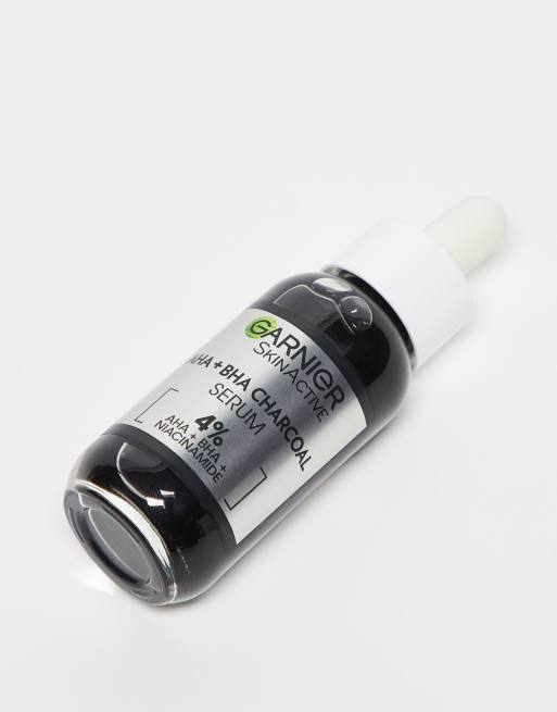 Garnier – Skinactive – Serum z węglem, kwasami AHA, BHA 4% i niacynamidem, 30 ml, 2 z 4