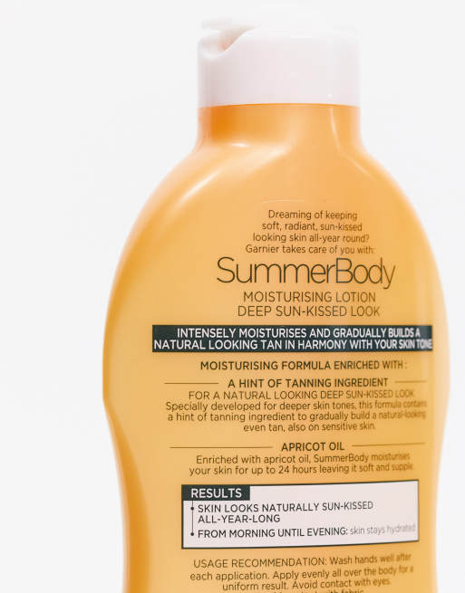 Garnier - Summer Body - Crema abbronzante graduale idratante per pelle scura da  250 ml, 4 di 4