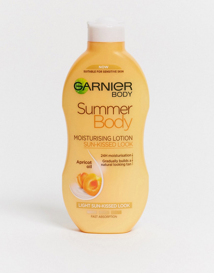Garnier – Summer Body Hydrating Gradual Tan Moisturiser Light – Hydrerande brun utan sol-kräm i nyansen Light – 250 ml-Ingen färg