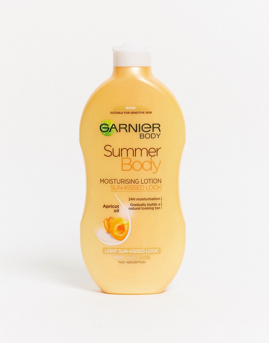 Garnier – Summer Body Hydrating Gradual Tan Moisturiser Light – Hydrerande brun utan sol-kräm i nyansen Light – 400 ml-Ingen färg